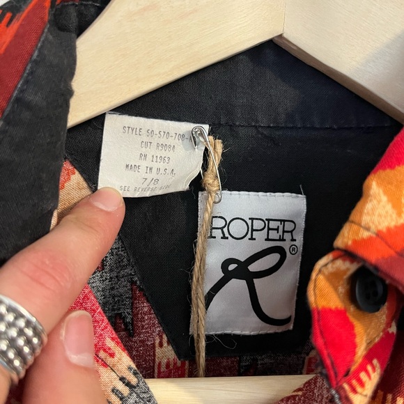 SOLD Vintage Roper Western Shirt - Picture 3 of 4